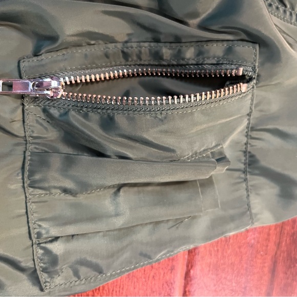 Varga Khaki Green Bomber Jacket Medium - Picture 6 of 8